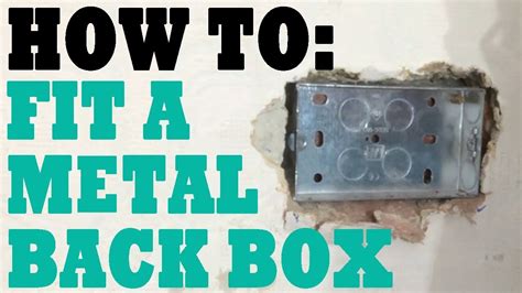 fitting metal back box|metal back box fitting instructions.